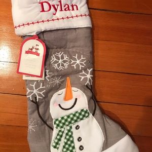 Pottery barn personalized stocking with name Dylan